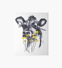 No worries - cow painting Art Board Print