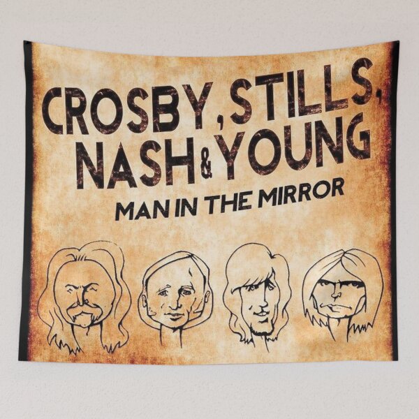 Item preview, MEN IN THE MIRROR CSNY designed and sold by alhernandez3.
