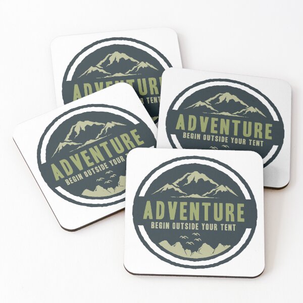 Item preview, Adventure Begin outside your tent  designed and sold by Mansn.