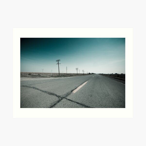 Route 66 near Dwight. Illinois Art Print