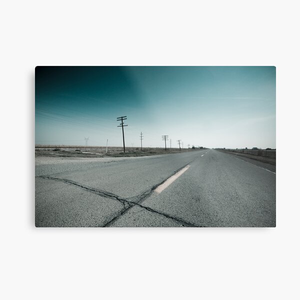 Route 66 near Dwight. Illinois Metal Print