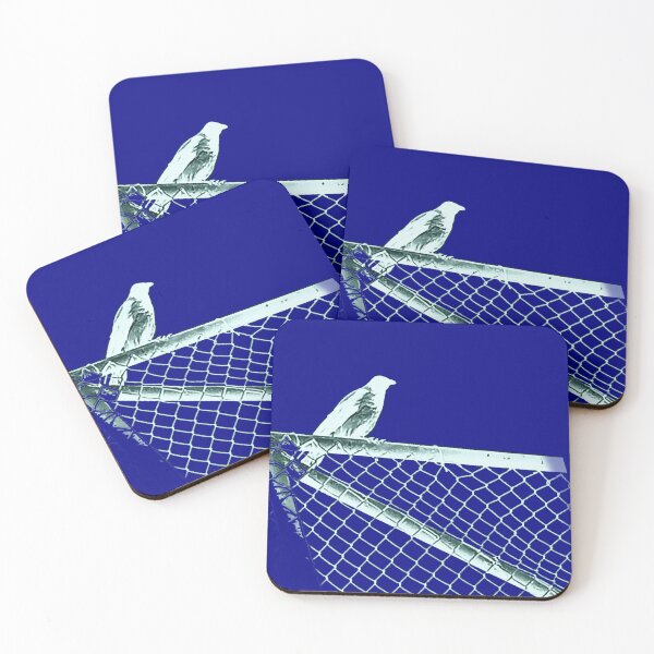 Item preview, urban crow on a wire fence designed and sold by weirdove.