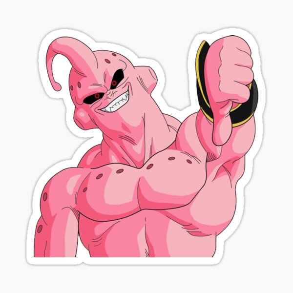 Majin Buu Sticker  High Quality Dragonball Z Sticker By AJTouch