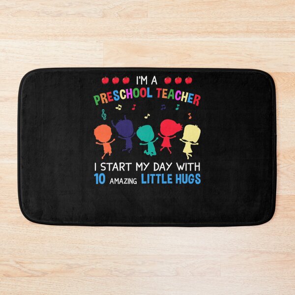 Item preview, I'm Preschool Teacher I Start My Day With 10 Amazing Little Hugs Teacher Life Back To School designed and sold by kryshlomackv25.