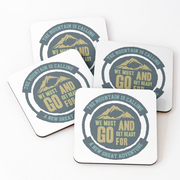 Item preview, The mountain is calling and we must go for the adventure hiking  designed and sold by Mansn.