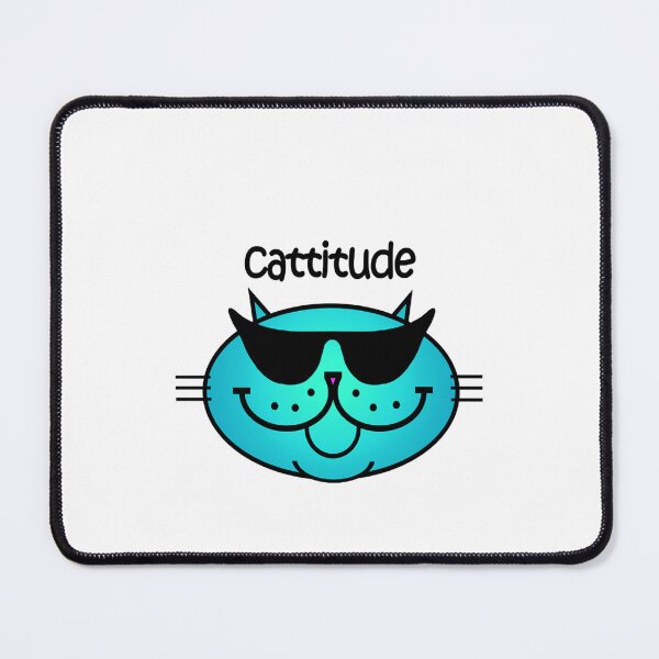 Item preview, Cattitude 2 - Shady Blue designed and sold by Stephanie351.
