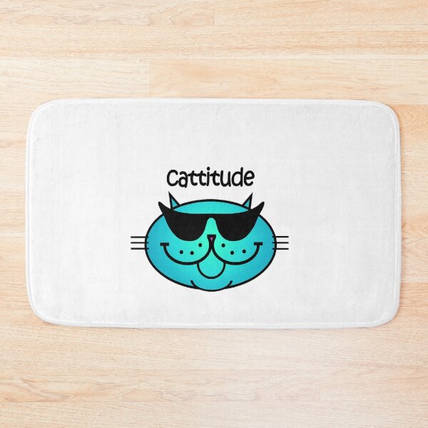 Item preview, Cattitude 2 - Shady Blue designed and sold by Stephanie351.