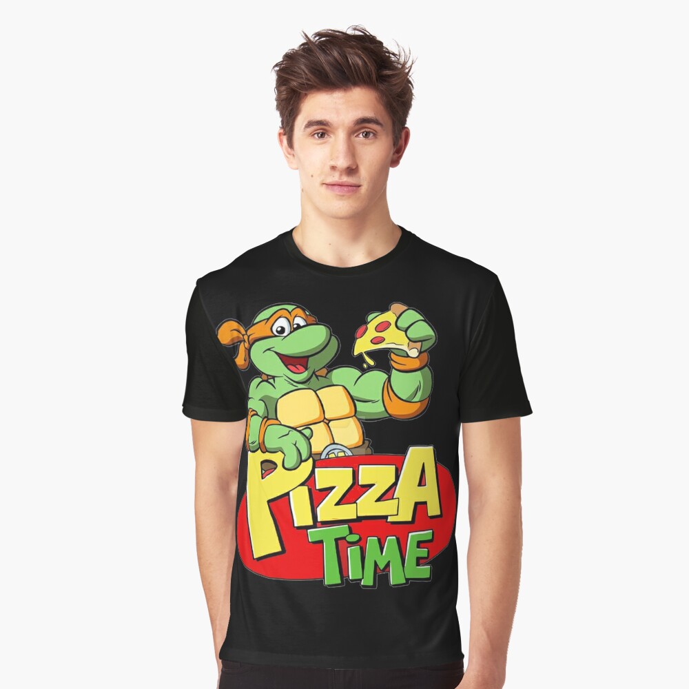 Men's T-shirt Pizza Time TMNT Ninja Turtles - Idolstore - Merchandise And  Collectibles