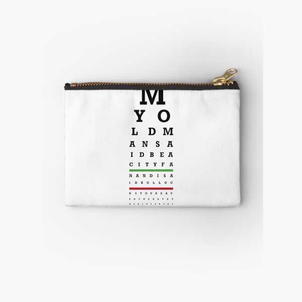 Item preview, Eye Chart - Aston Villa FC - My Old Man Said designed and sold by twelfthman.