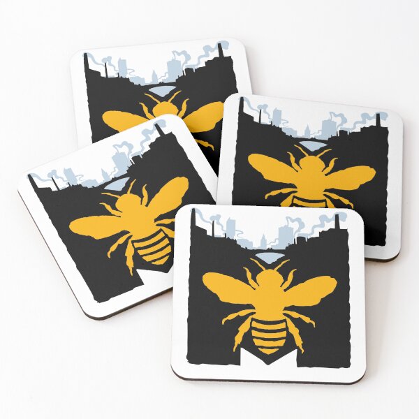 Item preview, manchester bee Illustration designed and sold by ZahraFitriani.