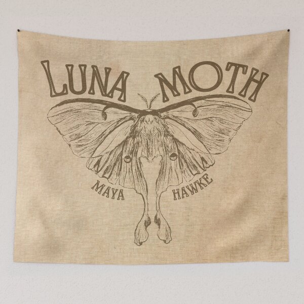 Item preview, LUNA MOTH - MAYA HAWKE SONG ART designed and sold by Think In Scenes.