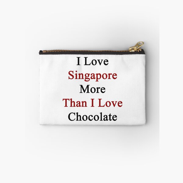 Item preview, Amo Singapur más de lo que amo el chocolate designed and sold by supernova23.