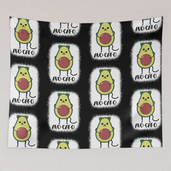 Item preview, Avo-Cat-O Funny Avocado Cat Lover Mashup Avocato designed and sold by GravitiTees.