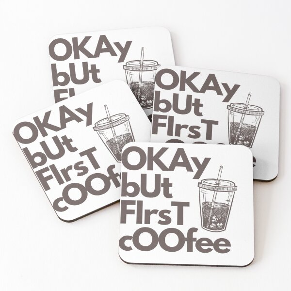 Item preview, Okay But First Coffee Essentials & Products. designed and sold by Kalash12.
