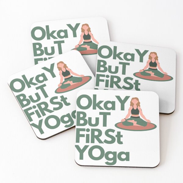 Item preview, Okay But First Yoga Essentials & Products. designed and sold by Kalash12.