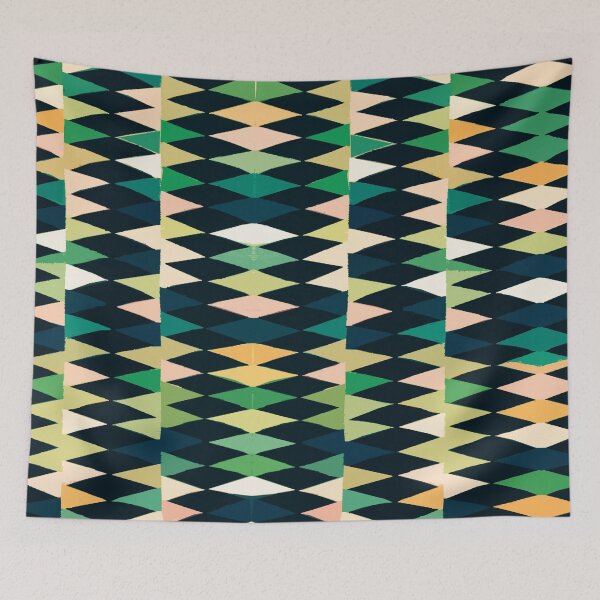 Item preview, Ethnic Scandinavian Abstract Diamond Digital Art designed and sold by MyArt23.