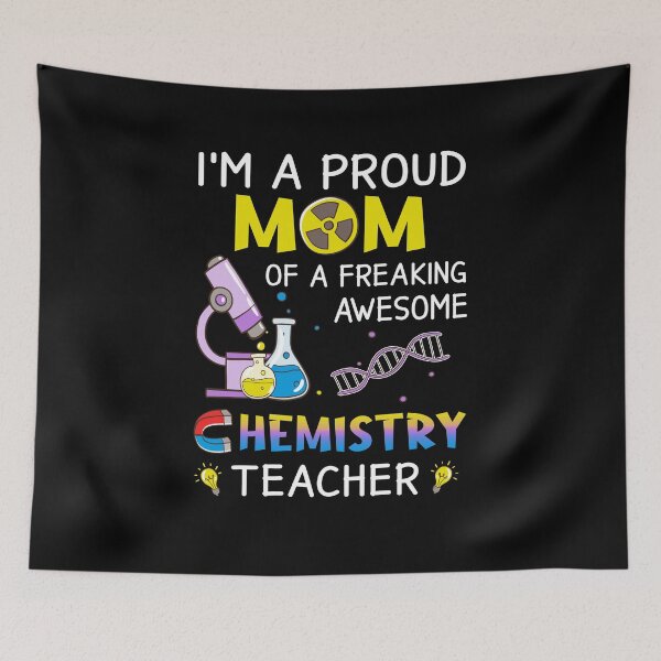 Aperçu de l'œuvre Je suis une maman fière d'un professeur de chimie génial créée et vendue par hanryhodaky80.