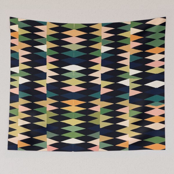 Item preview, Ethnic Scandinavian Abstract Diamond Digital Art designed and sold by MyArt23.