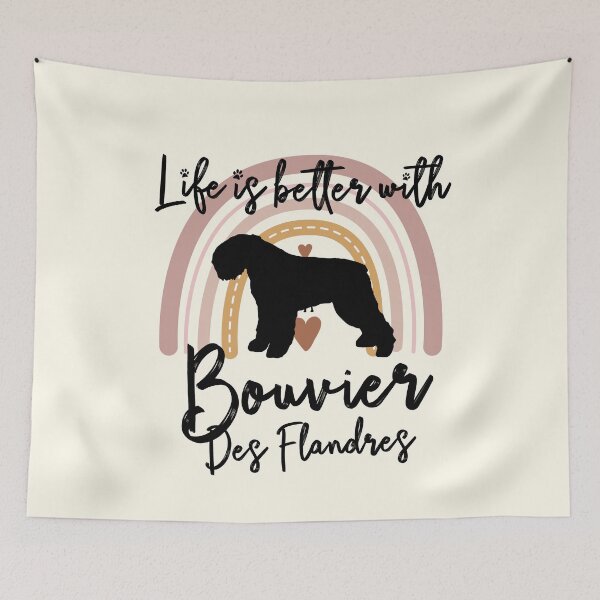 Item preview, Bouvier Des Flandres Rainbow Aesthetic Boho designed and sold by rafaeltto.