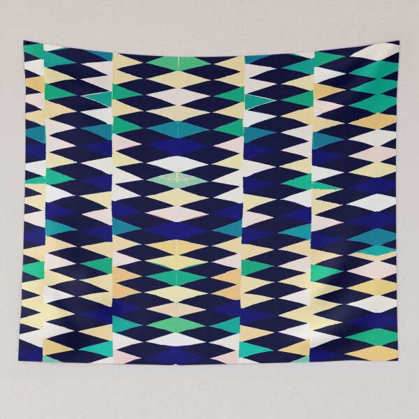 Item preview, Ethnic Scandinavian Abstract Diamond Digital Art designed and sold by MyArt23.