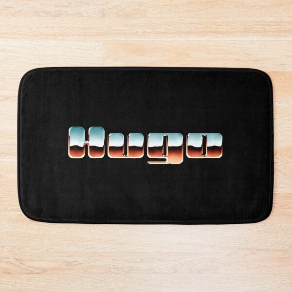 Item preview, Hugo name - Cool 80s retro chrome design designed and sold by NameTheory.