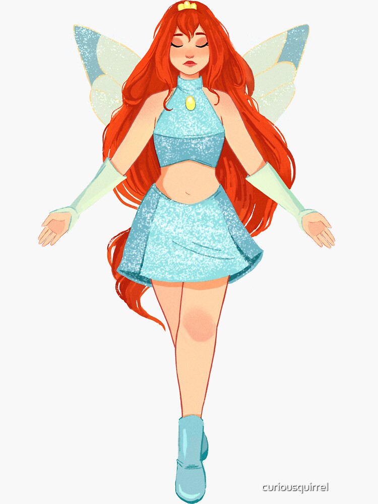 Bloom - Winx Club Character Sticker for Sale by mavendesigner