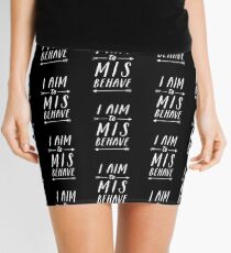 Aim To Misbehave | Black Mini Skirt