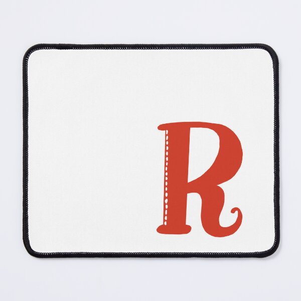 Item preview, Letter R Red initial monogram alphabet R capital R designed and sold by Antique-Gifts.