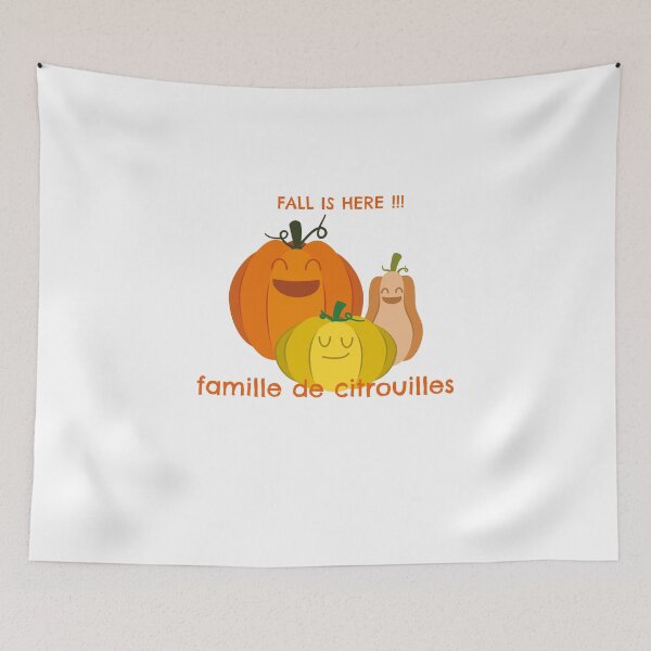 Item preview, Pumpkin Family_Fall is Here designed and sold by Meatredbubble.
