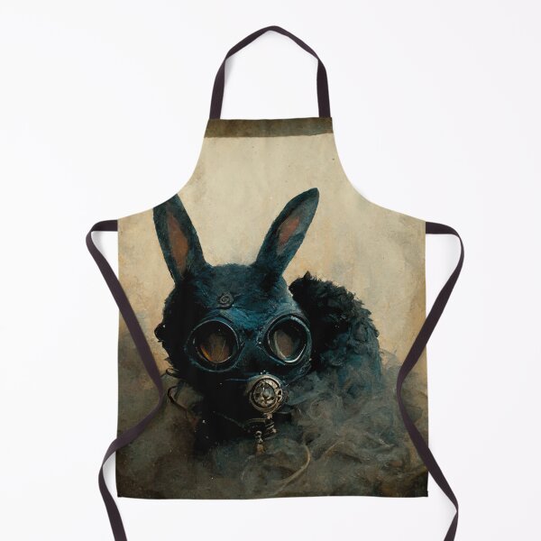 Item preview, Rabbit wearing a gas mask. designed and sold by Maniock.