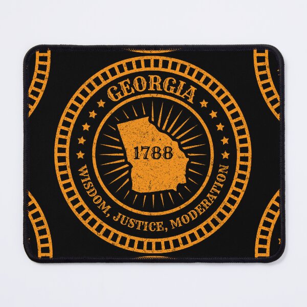 Item preview, Georgia State Map - GA Motto Flag - the Peach State designed and sold by Ranggasme.