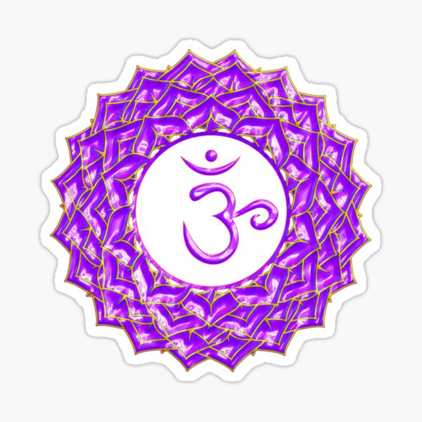 Crown Chakra Sticker