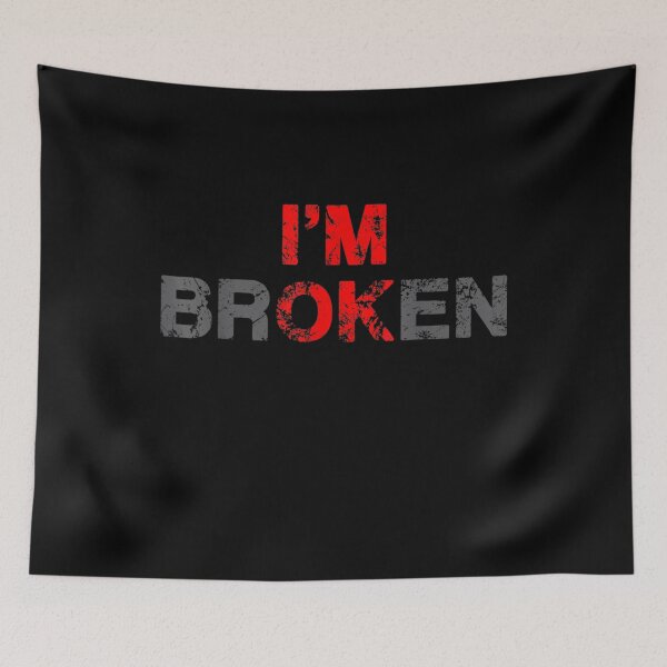 Item preview, I'm Ok I'm Broken Invisible Illness Men Women I Am Ok Broken T-Shirt designed and sold by xteamdesign.