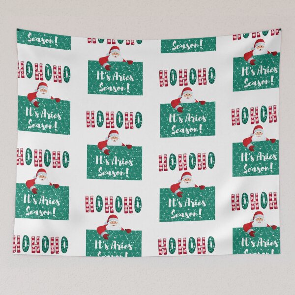 Artikelvorschau, Ho Ho Ho Es ist Widder-Saison! | Lustiges Weihnachtsdesign entworfen und verkauft von MindedInc.