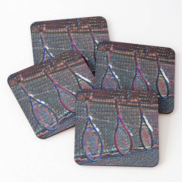 Item preview, Tennis Rackets at the Net | Tennis Fan Gifts designed and sold by BigCityTennis.