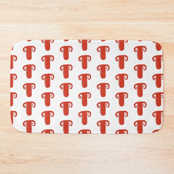 Item preview, Letter T Red initial monogram alphabet T capital T designed and sold by Antique-Gifts.