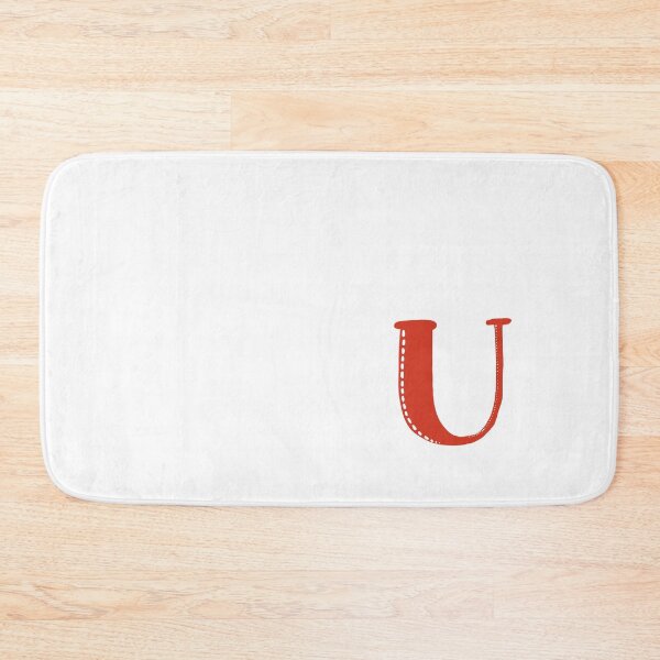 Item preview, Letter U Red initial monogram alphabet U capital U designed and sold by Antique-Gifts.