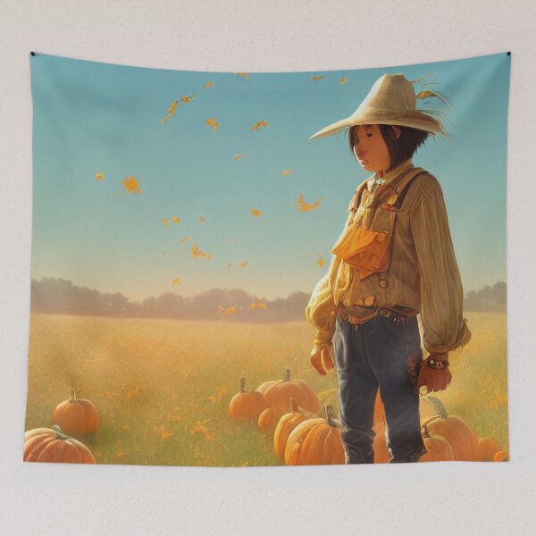 Item preview, Scarecrow and pumpkins designed and sold by chatzous.