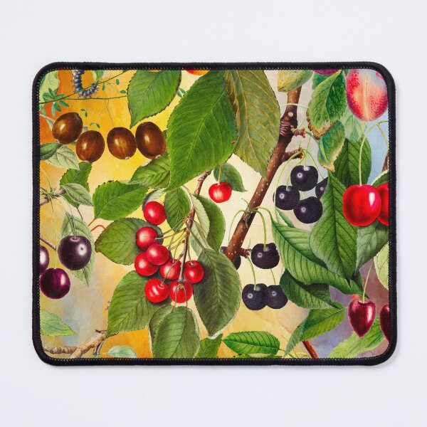 Item preview, Exotic tropical floral leaves and fruits, botanical pattern, tropical plants, yellow fruit pattern designed and sold by ZeinabTaha.