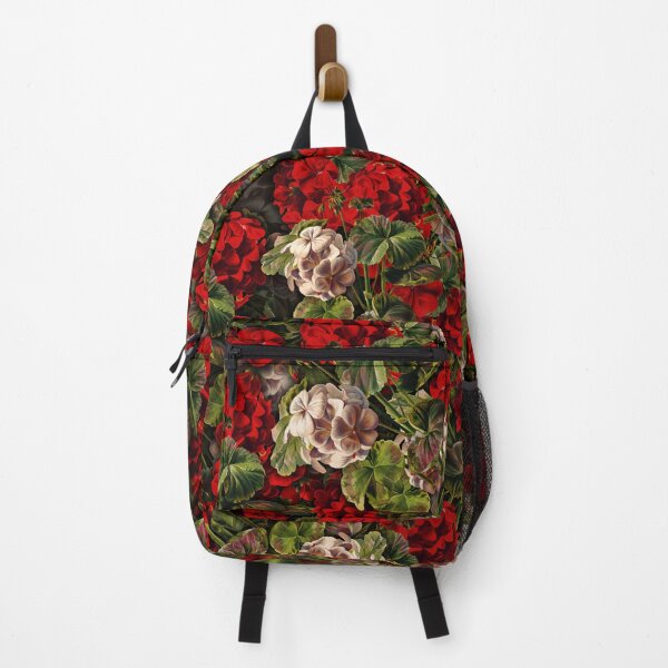 Item preview, Vintage Botanical White and Red Flower Pattern designed and sold by Syahrasi.