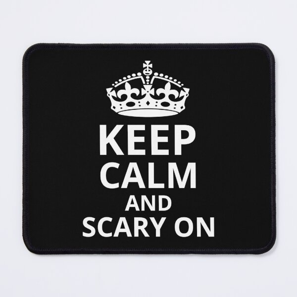 Item preview, Keep Calm And Scary On. Halloween Quote, Halloween Theme, Spooky Vibes designed and sold by DesignHouse07.