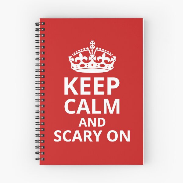 Item preview, Keep Calm And Scary On. Halloween Quote, Halloween Theme, Spooky Vibes designed and sold by DesignHouse07.