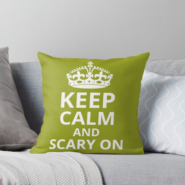 Item preview, Keep Calm And Scary On. Halloween Quote, Halloween Theme, Spooky Vibes designed and sold by DesignHouse07.