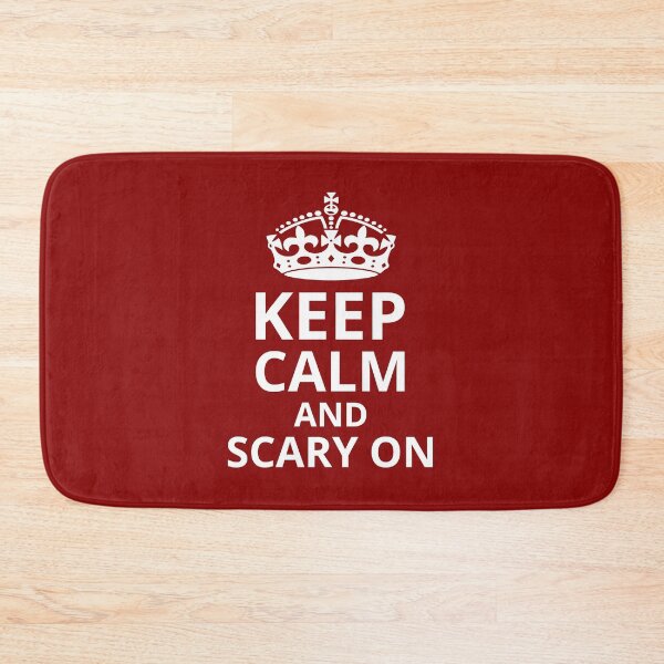 Item preview, Keep Calm And Scary On. Halloween Quote, Halloween Theme, Spooky Vibes designed and sold by DesignHouse07.