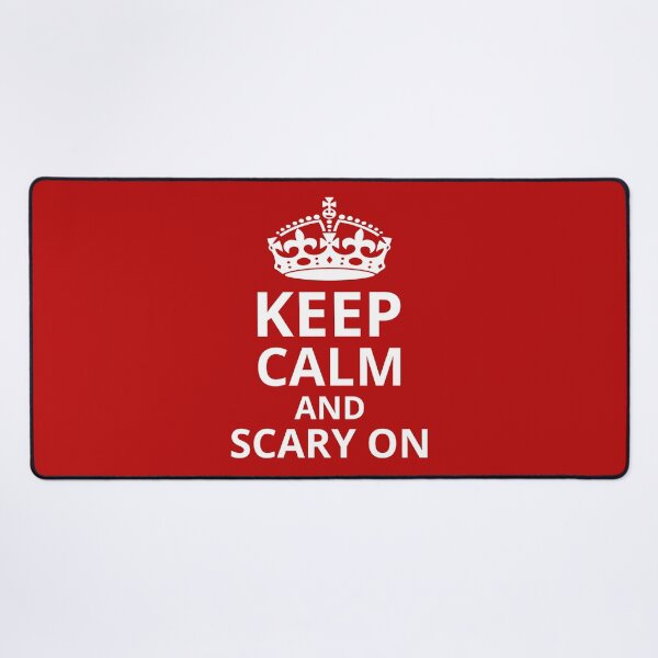 Item preview, Keep Calm And Scary On. Halloween Quote, Halloween Theme, Spooky Vibes designed and sold by DesignHouse07.
