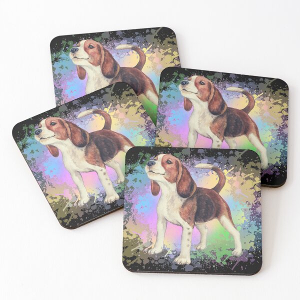 Item preview, Beagle on watercolor splatter  designed and sold by ramazis.