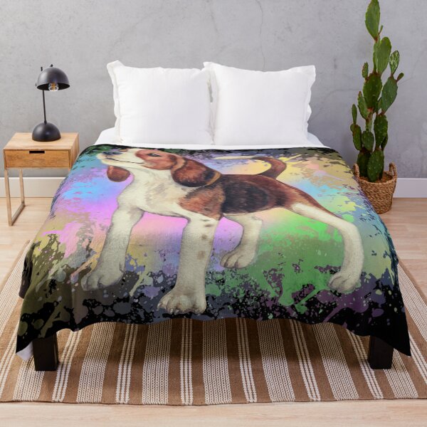 Item preview, Beagle on watercolor splatter designed and sold by ramazis.