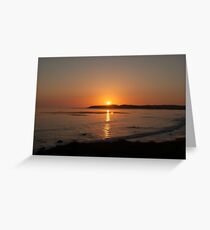 Pacific Sunset Greeting Card