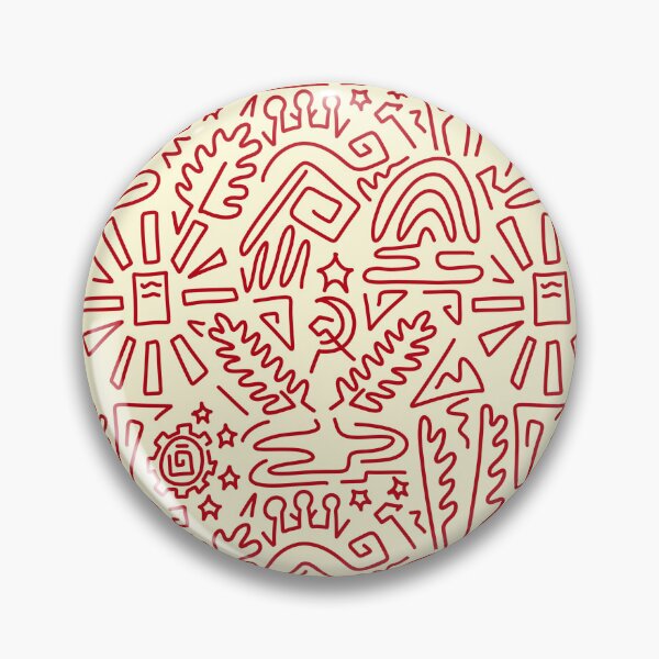 Item preview, Communist Abstract Doodle pattern designed and sold by BluebellPainter.