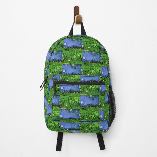 Item preview, GREEN AND PURPLE VAN GOGH STYLE MUSHROOMS designed and sold by sailorsam1805.